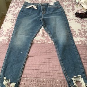TopShop high rise skinny jeans